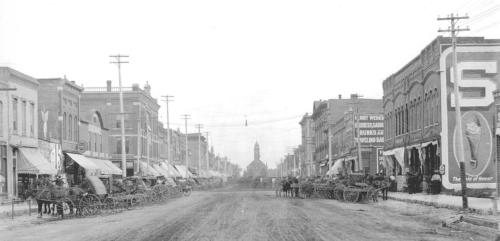 Looking south from Center Street-1905